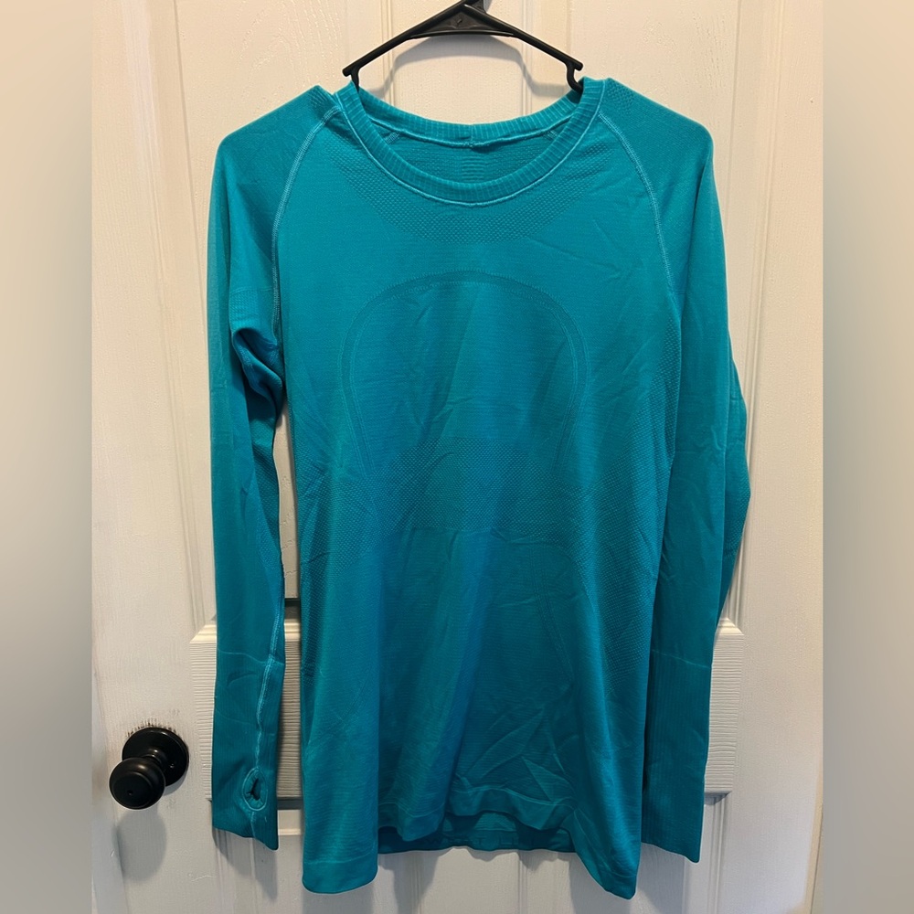 Lululemon Teal Swiftly Long Sleeve